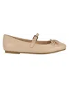 Guess Women's Kayra Leather Mary Jane Ballet Flats In Gold