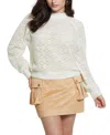 Guess Women's Kensley Crewneck Long-sleeve Sweater In Cream