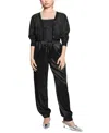 Guess Khloe Rhinestone Cardigan Sweater In Jet Black A996