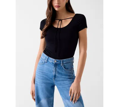 Guess Women's Kimmie Short-sleeve Top In Black