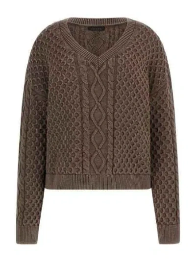 Guess Women's Knitwear  W4yr54 Z3c71 F1ms In Brown