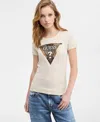 Guess Women's Leo Triangle Graphic T-shirt In Neutral