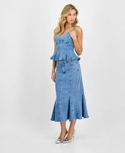 Guess Women's Lia Denim Midi Skirt