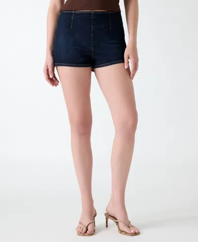 Guess Women's Liza Denim Hot Shorts In Blue
