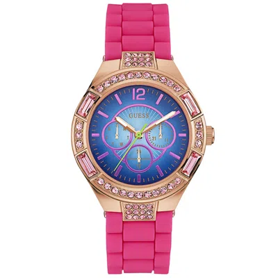 Guess Women's Lollipop Rose Gold Dial Watch