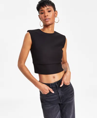 Guess Women's Loren Reversible Sleeveless Top In Jet Black