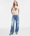 Guess Women's Low-rise Relaxed Baggy Jeans In Blue