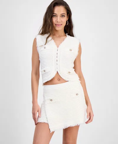 Guess Women's Malina Boucle Sweater Vest