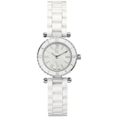 Guess Women's Mini Chic White Mop Dial Watch In Multi