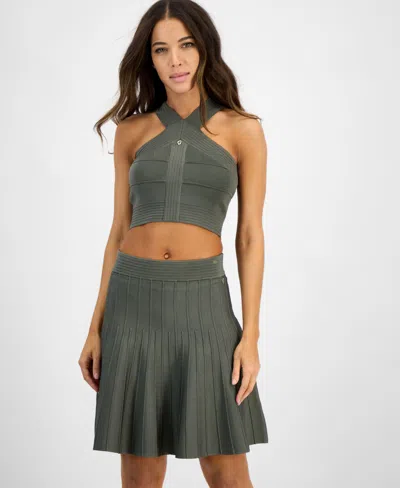 Guess Women's Mirage Ottoman Staci Halter-neck Top