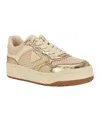Guess Miram Platform Sneaker In Gold