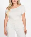 Guess Women's Miraya Off-the-shoulder Top In Neutral