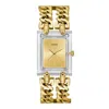Guess Women's Mod Heavy Metal Gold Dial Watch In Gold