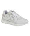 Guess Women's Moxea Quattro G Logo Lace-up Jogger Sneakers In White Logo