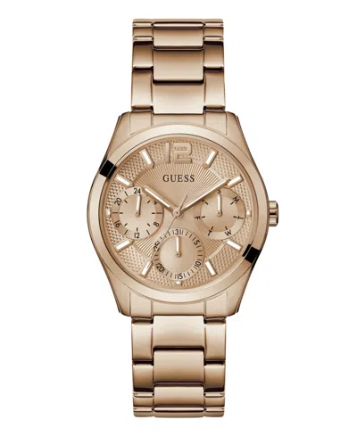 Guess Women's Multi-function Rose Gold Stainless Steel Watch 38mm