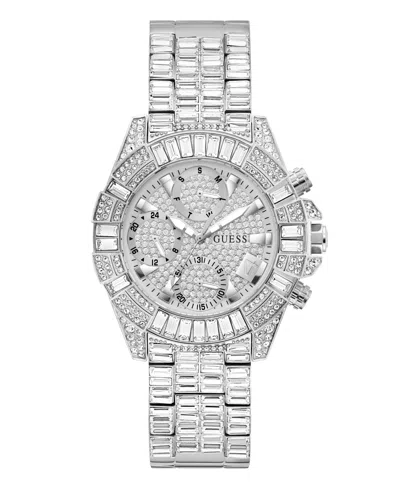 Guess Women's Multi-function Silver Tone Steel Watch 39mm