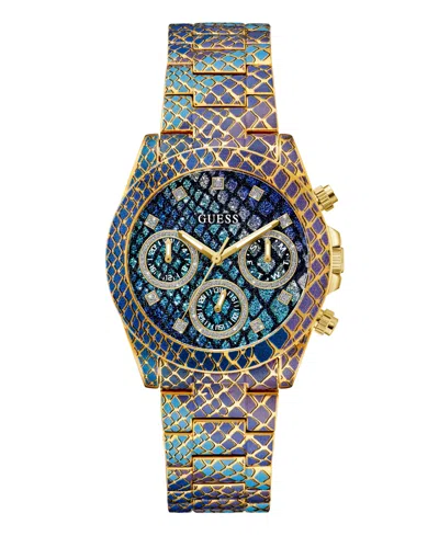 Guess Women's Multi-function Steel Watch 38mm In Two Tone,multi