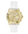 Guess Women's Multifunction White Silicone Watch, 40mm In White
