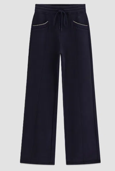 Guess Women's Navy Blue Trousers
