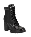Guess Nellsan Lug Sole Bootie In Black