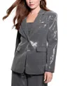 GUESS WOMEN'S NEW DORIS SEQUINED RELAXED BLAZER