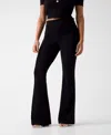 Guess Women's New Flared Evelina High-waist Pants In Black