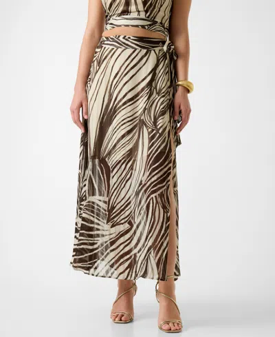 Guess Women's New Romana Printed Maxi Skirt