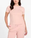 Guess Women's Octavia Round Neck T-shirt In Pink