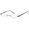 Guess Women's 53mm Purple Opticals In Multi