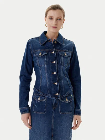 Guess Women's Outerwear And Jackets  W5yn49 D5qp4 ♪ In Blue
