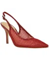 Guess Pandy Slingback Pointed Toe Pump In Red