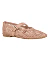 Guess Paxey Mary Jane Flat In Neutral