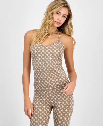 Guess Women's Peony Logo Strappy Tank