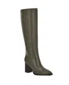 Guess Perinna Over The Knee Block Heel Boot In Green