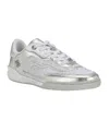 Guess Pritie Sneaker In Silver Rhinestone
