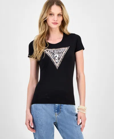 GUESS WOMEN'S PYTHON TRIANGLE T-SHIRT