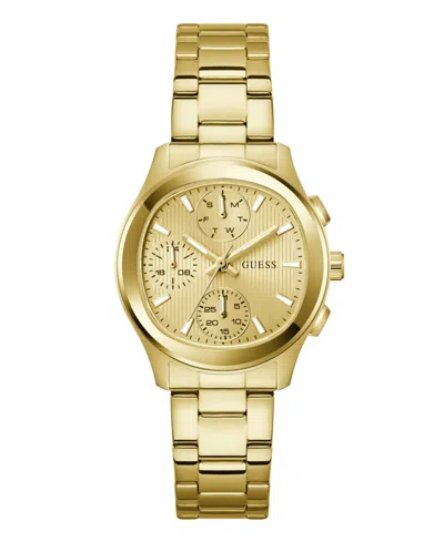 Guess Women's Quartz Gold-tone Stainless Steel Watch, 36mm