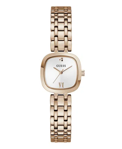 Guess Women's Quartz Rose Gold-tone Stainless Steel Watch 25mm