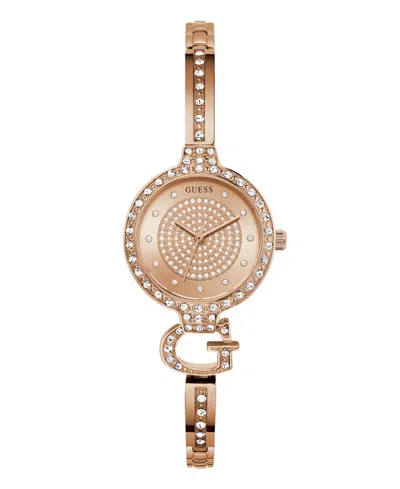 Guess Women's Quartz Rose Gold-tone Stainless Steel Watch 28mm