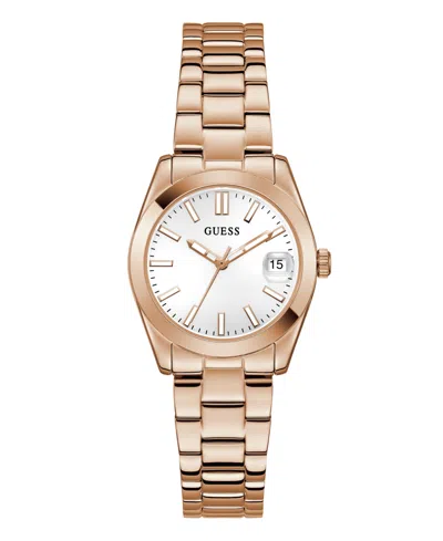 Guess Women's Quartz Rose Gold-tone Stainless Steel Watch 32mm