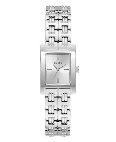 Guess Women's Quartz Silver-tone Stainless Steel Watch 24mm X 23mm