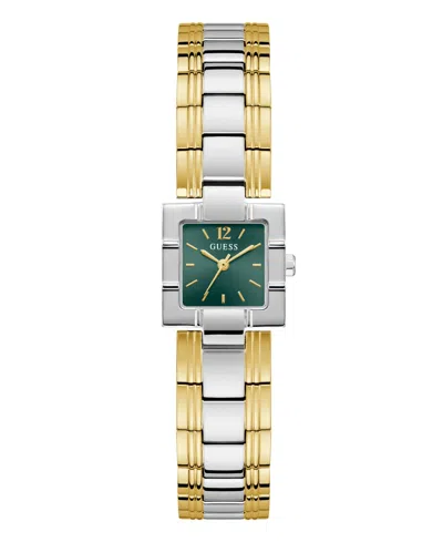 Guess Women's Quartz Two-tone Stainless Steel Watch 21mm In Gold
