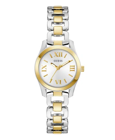 Guess Women's Quartz Two-tone Stainless Steel Watch 28mm In Gold