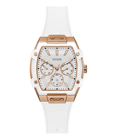 Guess Women's Quartz White Silicone Watch 42mm X 35mm