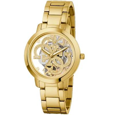 Guess Women's Quattro Clear Clear Dial Watch In Multi