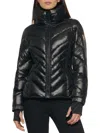 Guess Women's Quilted Puffer Jacket In Black