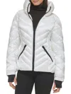 Guess Women's Quilted Puffer Jacket In White