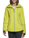 GUESS WOMEN'S REFLECTIVE PIPING HOODED JACKET