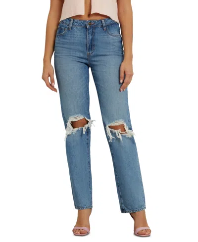 Guess Women's Relaxed Straight-leg Jeans In Ramble