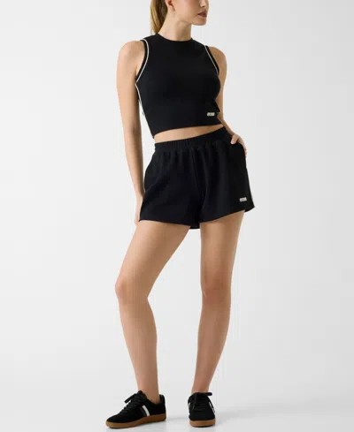 Guess Women's Relaxed-fit High-rise Shorts In Blue